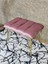 Metal Gold Tel Ayaklı 60 cm Puf Bench - Puf - Bench - Oturak - Mutfak Oturağı - Antre Oturağı Pembe Renk 60 x 40 Boyut/ebat 4