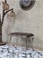 Metal Krom Tel Ayaklı 60 cm Puf Bench - Puf - Bench - Oturak - Mutfak Oturağı - Antre Oturağı Kahverengi Renk 60 x 40 Boyut/ebat 1