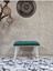 Metal Beyaz Tel Ayaklı 60 cm Puf Bench - Puf - Bench - Oturak - Mutfak Oturağı - Antre Oturağı Yeşil Renk 60 x 40 Boyut/ebat 2