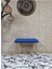 Metal Gold Tel Ayaklı 60 cm Puf Bench - Puf - Bench - Oturak - Mutfak Oturağı - Antre Oturağı Mavi Renk 60 x 40 Boyut/ebat 2