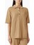 Oversized Pamuk Triko Polo, Nefes Alan Yazlık Tasarım Bej 1
