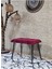 Metal Siyah Tel Ayaklı 60 cm Puf Bench - Puf - Bench - Oturak - Mutfak Oturağı - Antre Oturağı Bordo Renk 60 x 40 Boyut/ebat 1