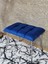 Metal Krom Tel Ayaklı 60 cm Puf Bench - Puf - Bench - Oturak - Mutfak Oturağı - Antre Oturağı Mavi Renk 60 x 40 Boyut/ebat 4