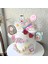 Good Vibes Temalı Genç Kız Doğum Günü Kişiye Özel 3D Çubuklu Pasta Süsü Seti Cake Topper 1
