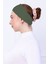 Kaymayan Silikonlu Bandana Bone - Sportif Saç Bandı Haki 2