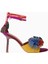 Pom Pom 70 Ankle Tie Süet Topuklu Sandalet 1