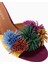 Pom Pom 70 Ankle Tie Süet Topuklu Sandalet 3
