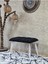 Metal Beyaz Tel Ayaklı 60 cm Puf Bench - Puf - Bench - Oturak - Mutfak Oturağı - Antre Oturağı Siyah Renk 60 x 40 Boyut/ebat 1