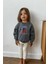 Kız Çocuk Baskılı 3 Iplik Pamuklu Kumaş Sweatshirt 1