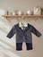 Erkek Bebek %100 Pamuklu 4’lü Takım – Ceket, Pantolon, Badi ve Kravat 2