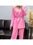 Kadın Pembe Blazer Ceket Pantolon Takım 2
