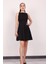 Kadın Siyah Kolsuz Mini Elbise 2