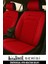 Hyundai Accent 2000 2016 Uyumlu Istanbul Serisi Deri Kırmızı Oto Kılıfı Tam Set 1