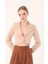 Crop Blazer Ceket-Taş 4