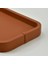Marta Dekoratif Deri Tepsi Açık Kahverengi 35X19X3 cm 4