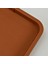 Marta Dekoratif Deri Tepsi Açık Kahverengi 50X27X3 cm 4