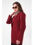 Bordo Çift Düğmeli Blazer Ceket 4