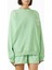 Organik Pamuklu Oversize Varsity Sweatshirt, Rahat Bol Kesim 1