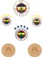 Fenerbahçe Uv Dtf Kask - Motor Sticker Seti – 6 Parça, Kabartmalı & Dayanıklı Motor Sticker 1