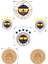 Fenerbahçe Uv Dtf Kask - Motor Sticker Seti – 6 Parça, Kabartmalı & Dayanıklı Motor Sticker 2