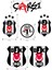 Beşiktaş Uv Dtf Kask - Motor Sticker Seti – 6 Parça, Kabartmalı & Dayanıklı Motor Sticker 1
