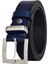 %100 Hakiki Deri, Gümüş Takım Tokalı 3 cm Lacivert Kadın Kemeri; Elbise, Pantolon Kemeri=3cm-Kdn-48 1