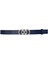 %100 Hakiki Deri, Gümüş Örgü Tokalı 3 cm Lacivert Kadın Kemeri; Elbise, Pantolon Kemeri=3cm-Kdn-46 5