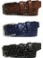 Hakiki Deri 3'lü Set 4 cm Kemer Siyah, Lacivert, KAHVERENGI=3LÜ.119-120-121 1