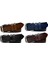 %100 Hakiki Deri, Çift Dilli 4'lü Süper Set 4.5 cm Kot, Spor Kemer=4.lü-Çift.dilli 1