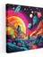 Kozmik Patlama Temalı Kanvas Tablo 1