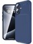 Apple iPhone 16 Karbon Kaplama Auto Focus Kılıf - Sportif&profesyonel Stil - Lacivert 1