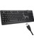 SPK6247B USB 1.2 Metre Kablolu Klasik Siyah Numpadli Türkçe Q Klavye 1