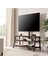 Tv Dolabı 37–70", 35 kg Taşıma, Ayarlanabilir Yükseklik, 3 Ahşap Raf 2