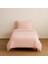 Tek Kişilik Düz Renk Pudra Nevresim + Yastık Kılıfı 1