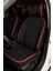Nissan Juke 2010 ve Sonrası Uyumlu Oto Koltuk Minderi Ergonomik Elegance 2'li Lüks Set Siyah Kırmızı 1
