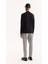 Erkek Siyah Polo Yaka Rayon Tüylenmeyen Basic Triko Regular Fit Kazak B005150 4