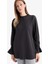 Regular Fit Bisiklet Yaka Uzun Kollu Tunik F6165AX25AU 1