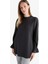 Regular Fit Bisiklet Yaka Uzun Kollu Tunik F6165AX25AU 4