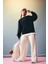 Kız Çocuk Beli Lastikli Wide Leg Geniş Paça Eşofman Altı F5262A825AU 1