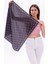 Siyah Beyaz Puantiye Model Fular Bandana Şal Estascarf 70X70 cm 1