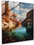 Anadolu Gerçekçi Cam Tablo - Duvar Dekorasyonu Modern Sanat Manzaralar 1