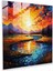 Şafak Keyfi Cam Tablo - Şafak Cam Duvar Sanatı Canlı Renkler Cam Tablo 1