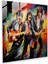 Rolling Stones Cam Tablo - Modern Sanat Duvar Sanatı 1