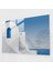 Santorini Minimalist Grafik Cam Tablo - Ev Dekorasyonu Minimalist Grafik Tasarım 1