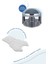 Babyjem Önden Açılır Banyo ve Mama Oturağı ve Minderi - 2'Li Set Gri 3