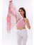 Pembe Rüya Çiçekleri Model Fular Bandana Şal Estascarf 70X70 cm 2