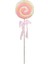 Işıltılı Yılbaşı Lolipop Süs Toz Pembe 40 cm 1