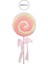 Işıltılı Yılbaşı Lolipop Süs Toz Pembe 40 cm 2