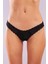 Golshan Glorin Mini Slip, Kadın Dantel Kenarlı Micro Siyah Külot 1