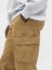 Erkek Bej GapFlex Straight Kargo Washwell™ Pantolon 4